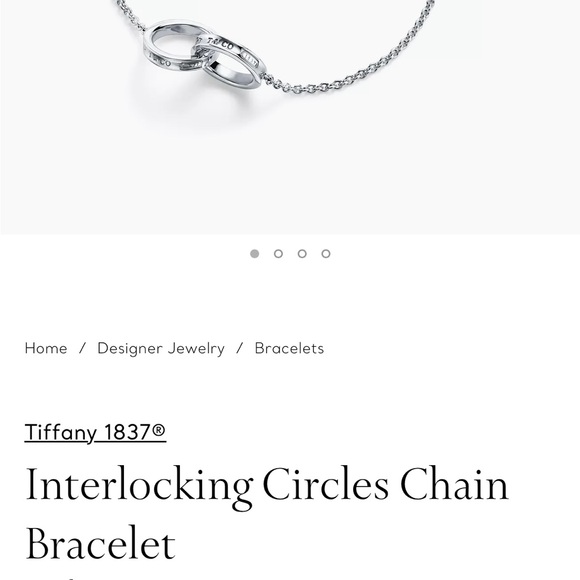 Tiffany and Co Interlocking Circles Chain bracelet - Picture 5 of 5
